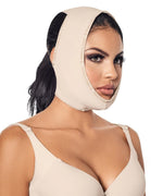 Faja facial post quirúrgica mentonera: Chin lift & soporte cuello : Ideal para lipopapada ( Ref. C-050 )