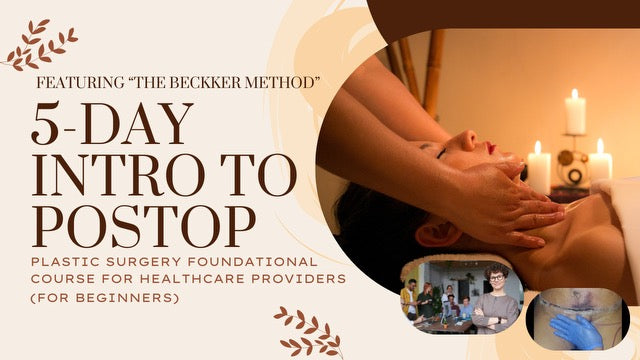 5-Day Intro to PostOp-Indur after Plastic Surgery with the Beckker Method Deposit only