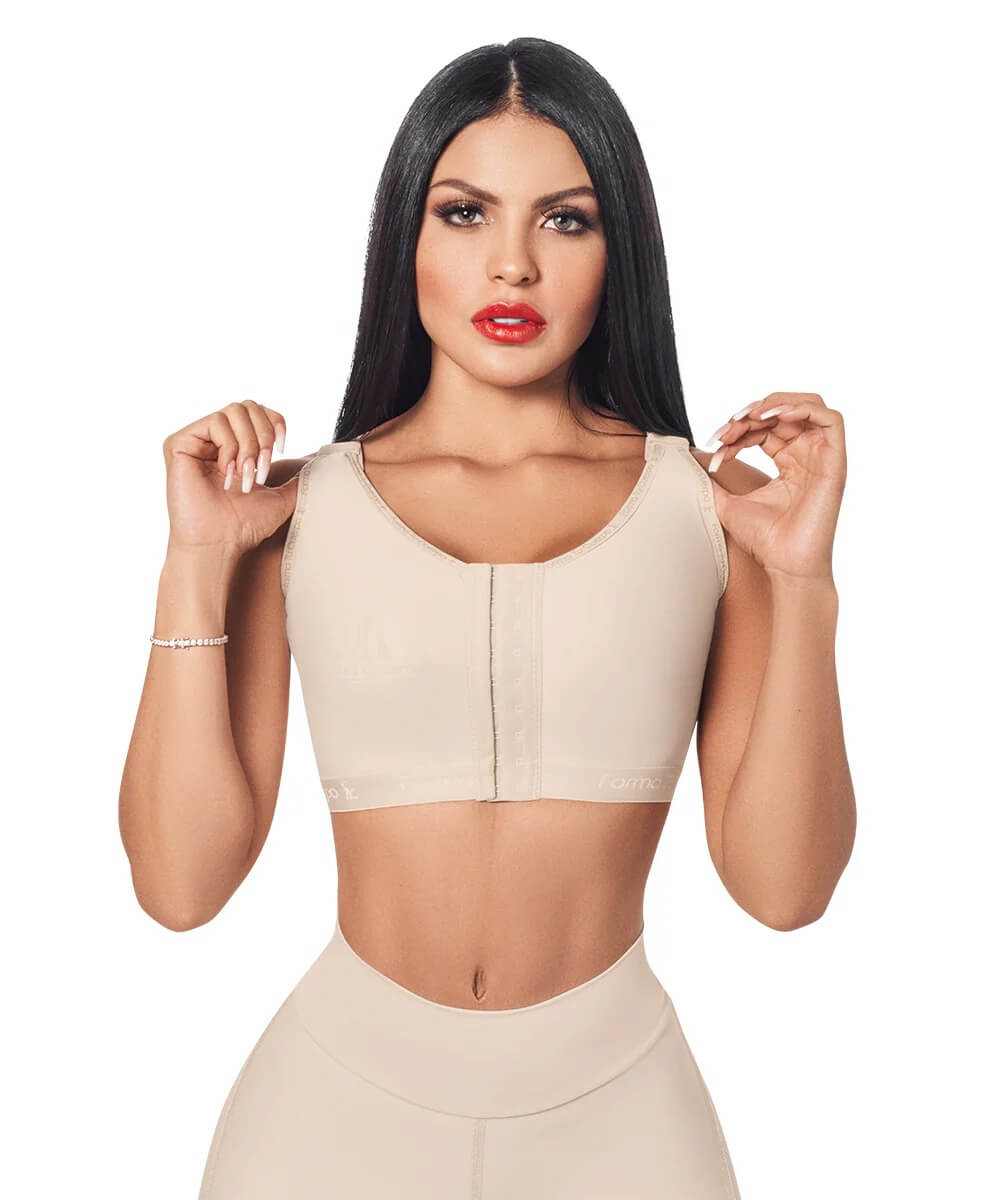 Brasier postoperatorio con faja moldeadora: Bust support & tummy control ( REF. C-031 )
