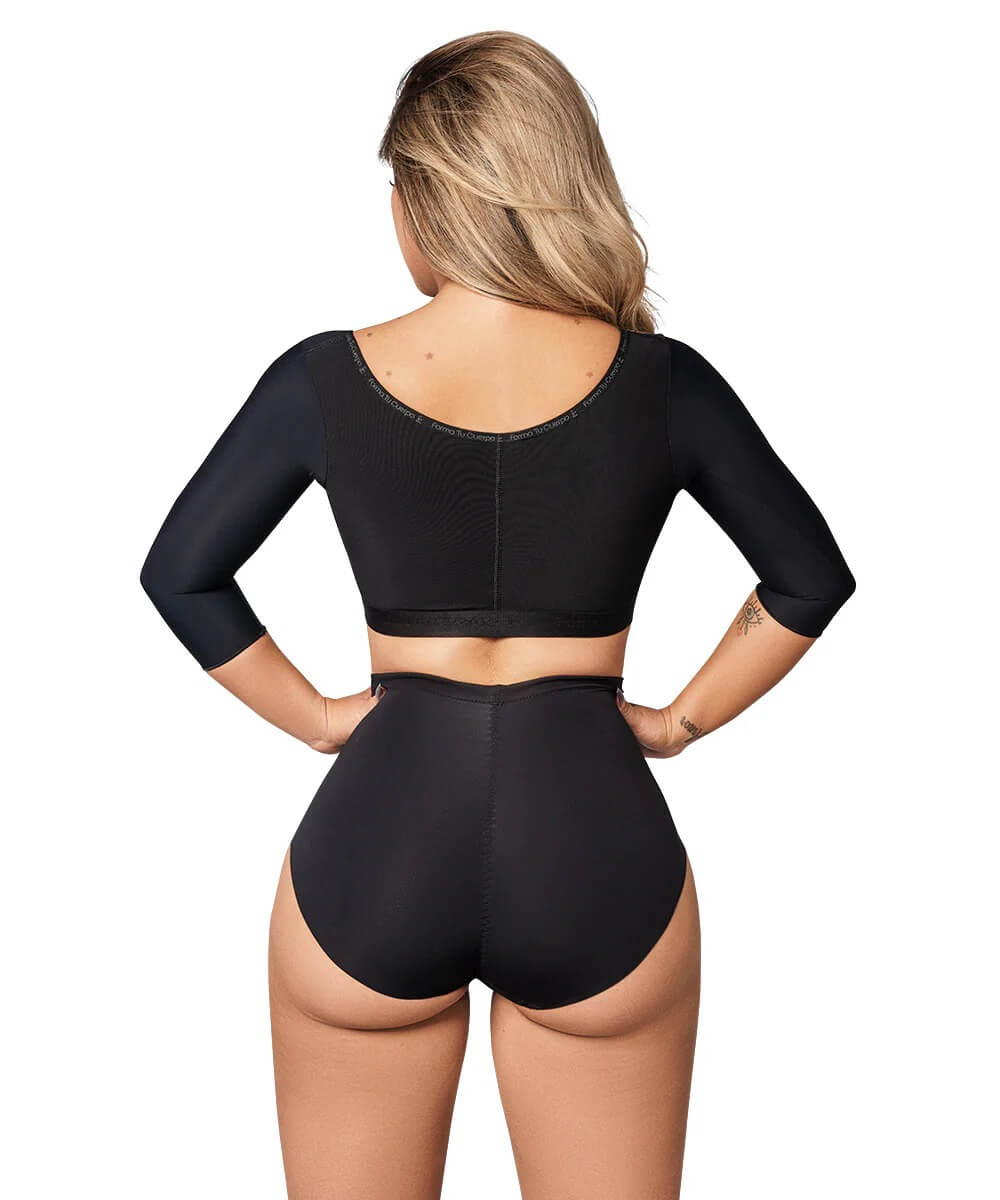 Brasier Postoperatorio con Mangas: Compresión para Lipo de Brazos y Espalda ( Ref. C-080 )