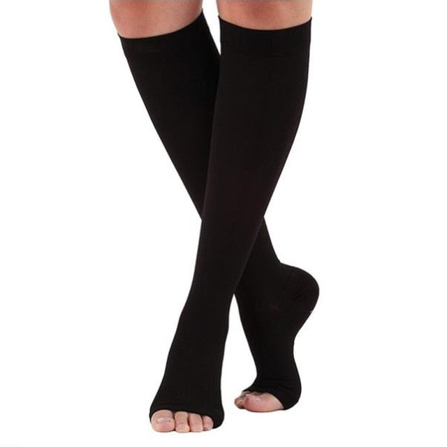 Elastic Knee High compression Stockings