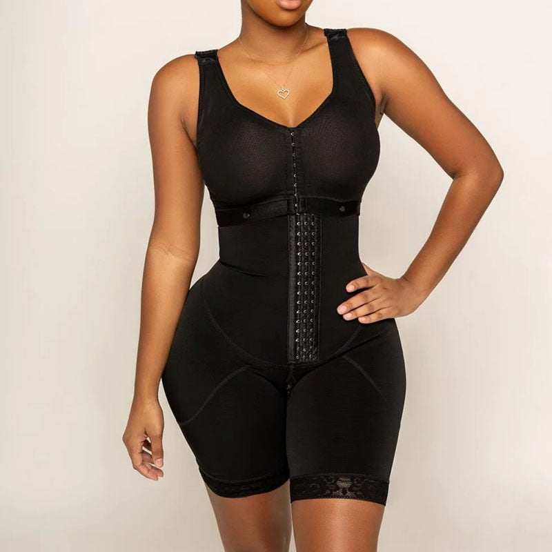 Sleeveless Female Corset Bodysuit