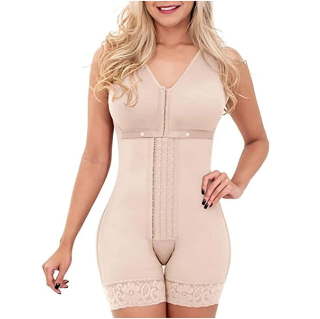 Sleeveless Female Corset Bodysuit